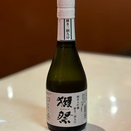 Dassai 39 (junmai dai-ginjo).