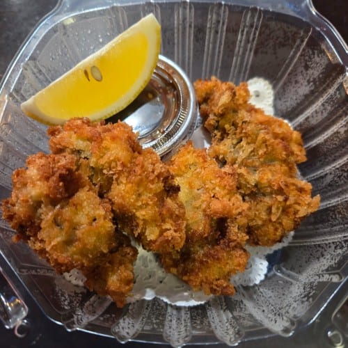 Oyster Tempura (AP).