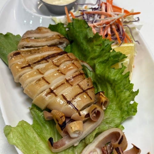 Squid BBQ (AP).
